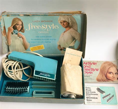 1970s Lady Schick Freestyle Dryer And Blow N Brush Comb Etsy Hair
