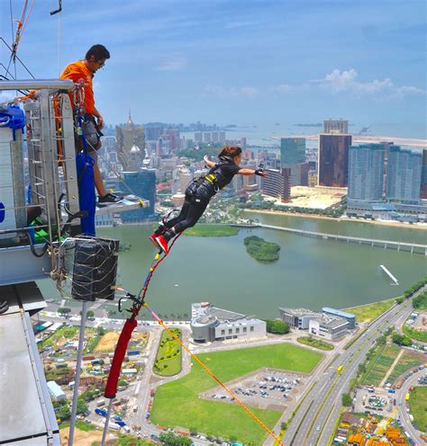 Macau Tower Worlds Highest Bungee Jump Lust For The Sublime Art