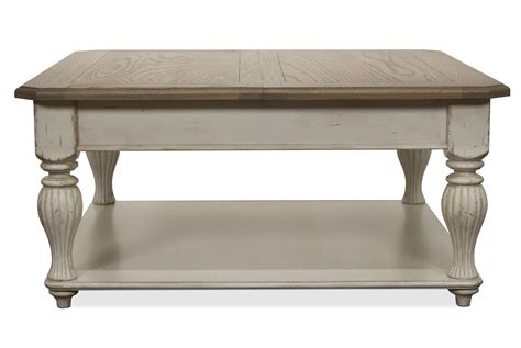 White Washed Wood Coffee Table Furniture Roy Home Design