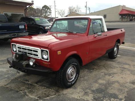 Sell Used 1977 International Scout Ii Terra Restored Red Low Reserve