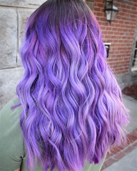 Bright Purple Hair Colour Angele Clarkson