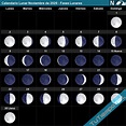 Calendario Lunar - Fases Lunares