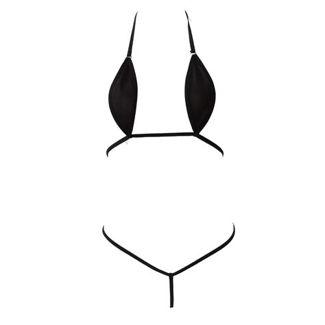 exotic crotchless bowknot micro bikini womens sunbath g string swimsuit 2021 mini bikinis set