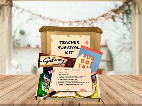 Teacher Survival Kit New Teacher T Nqt Personalised Etsy Uk