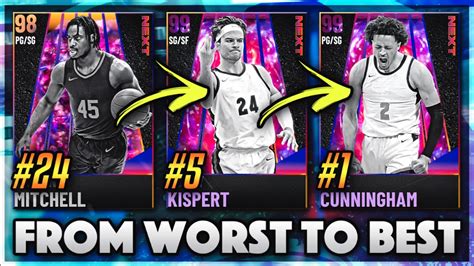 Ranking All Of The Next Rookie Cards From Worst To Best In Nba 2k21