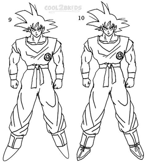 Goku Drawing Easy Full Body