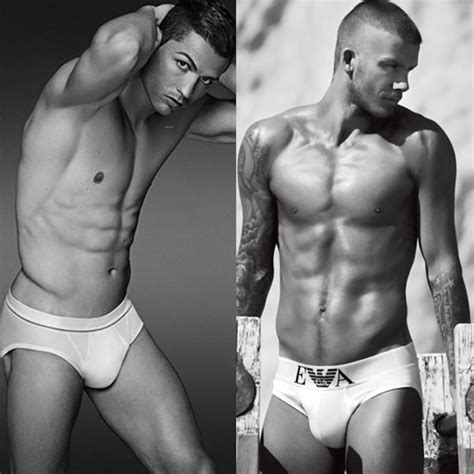 cristiano ronaldo vs david beckham who looks better in his undie ad e online au