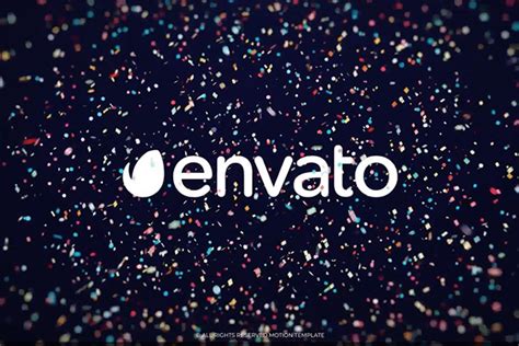 25+ Best After Effects Confetti Templates (Confetti Reveals + Logos