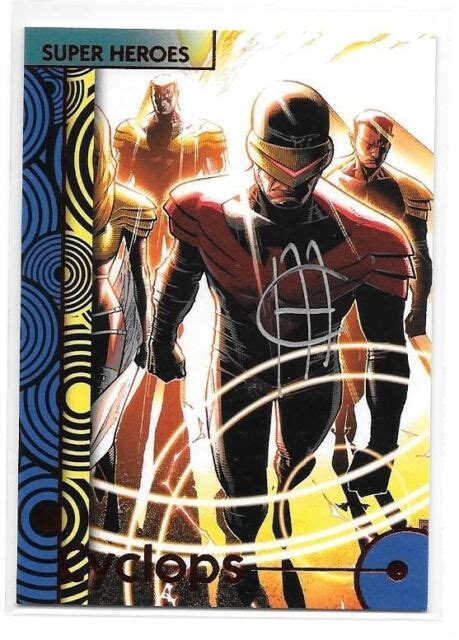 2013 Cyclops Fleer Retro Marvel Autograph Auto Super Heroes 8 Jim