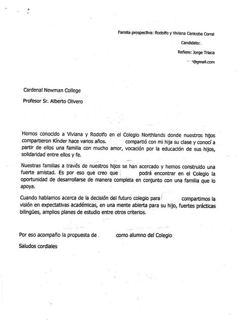 Carta De Recomendacion Inmigracion Para Un Amigo