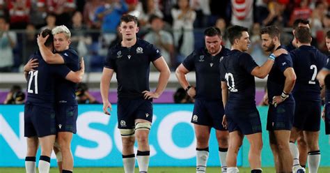 Japan 28 21 Scotland Report Scots Knocked Out Of Rugby World Cup By