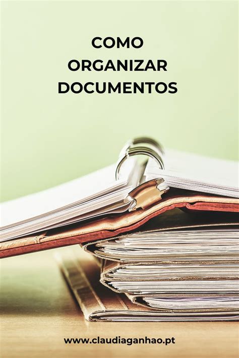 Como Organizar Documentos Organização Organizar Arquivo Documentos