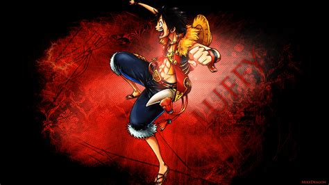 Luffy Wallpaper Red Luffy Wallpapers Wallpaper Cave