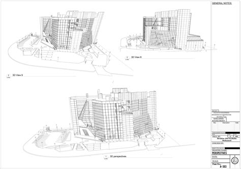 Bank Headquarter Working Drawings On Behance