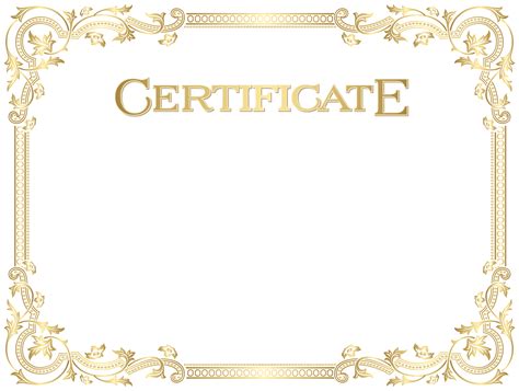 Seal Certificat Border Templates Ms Word Docfile Printable Certificates