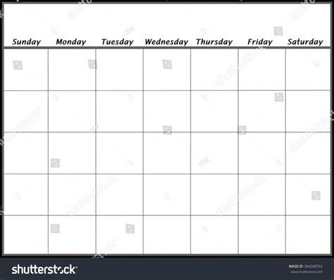 Remarkable Blank Calendar No Year Calendar Printables Blank Calendar