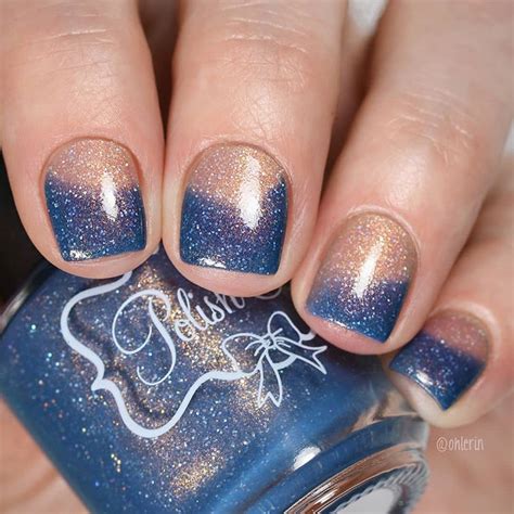 Polish M Frost Impressions Winter Blues Collection 2020 Nail