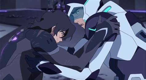 Shiro Helping The Seriously Injured Keith From Voltron Legendary