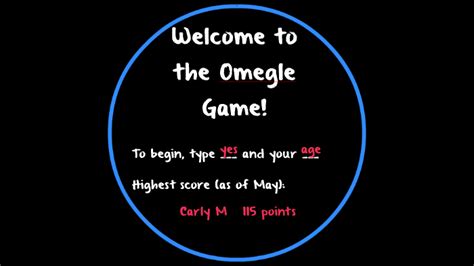 welcome to the omegle game by jordan stockman on prezi