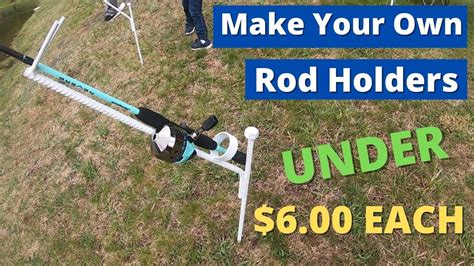Make Your Own Diy Rod Holders For Fishing The Bank Or The Surf For