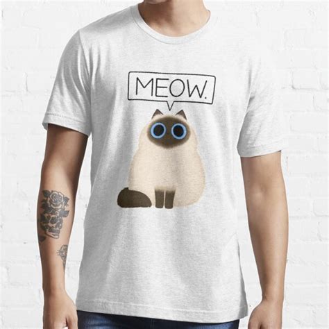 Himalayan Cat Meow T Shirt For Sale By Ktjoh Redbubble Cat T
