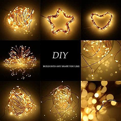 Sanniu Led String Lights Mini Battery Powered Copper Wire Starry Fairy