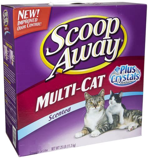Scoop Away Multi Cat Plus Crystals Scented Litter Petflow