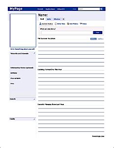 If you are using your personal bio for an online networking profile or on your professional website, consider linking to any work or mention of your accomplishments available online. Editable Facebook Template For Students - Calendar June