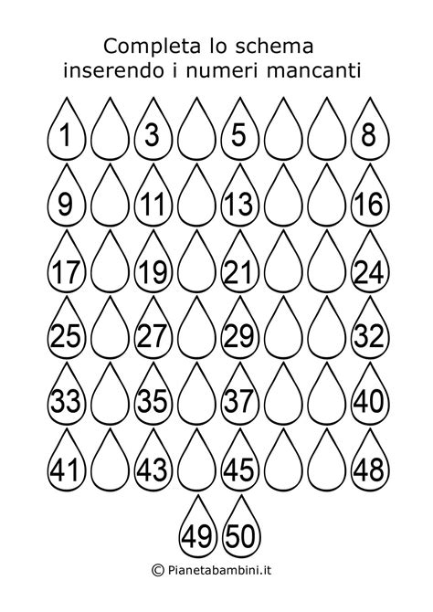 Tante schede di pregrafismo facili da stampare, completare e colorare per bambini dai 3 ai 6 anni. Giochi di Matematica per Bambini di 6-7 Anni da Stampare ...