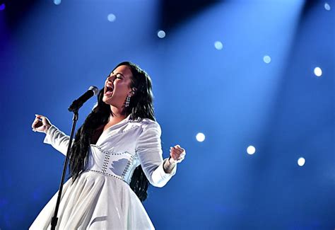 She reportedly wrote and recorded anyone four days before her hospitalization. Demi Lovato's Performance at the 2020 Grammys | Video ...