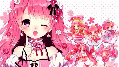 Pink Anime Girl Wallpapers Top Free Pink Anime Girl Backgrounds