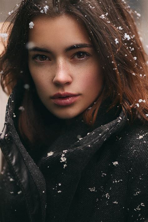 Imagini De Fundal Lidia Savoderova Femei Model Brunetă Zăpadă