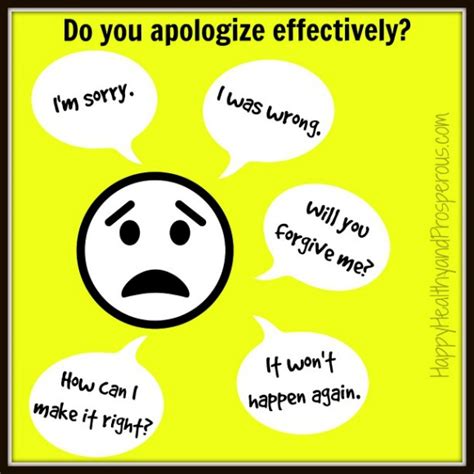 How To Apologize Effectively Happy Healthy And Prosperous