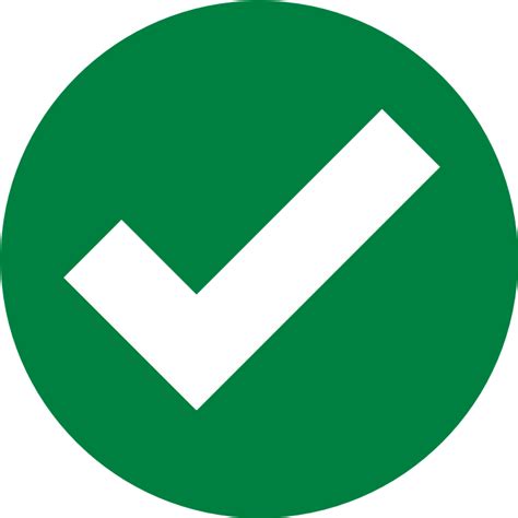 Green Check Mark Png Free Download Png All