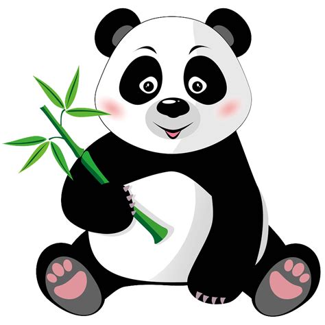 Panda With Bamboo Clipart Free Download Transparent Png Creazilla Riset