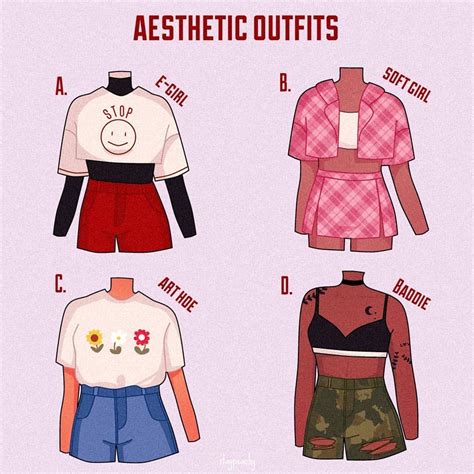 🌈aesthetic Essentials🌈 On Instagram “🌈🦋which Aesthetic Outfits Are