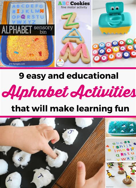 9 Easy Activities That Will Make Learning The Alphabet More Fun