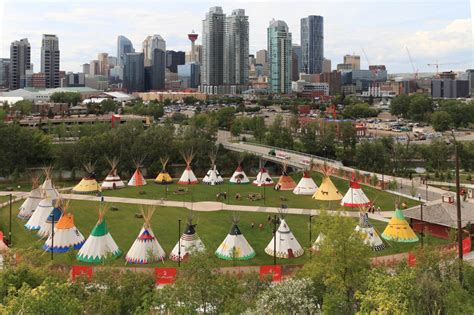 Native American Village At Calgary Stampede Amazing Destinations