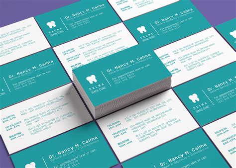 Double Sided Business Cards On Behance