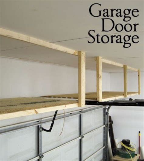 Diy storage solutions a lot of these overhead garage storage systems are fairly simple from a structural point of view which means if you wanted to you could build something yourself. 35 Genius DIY Ideas for The Garage