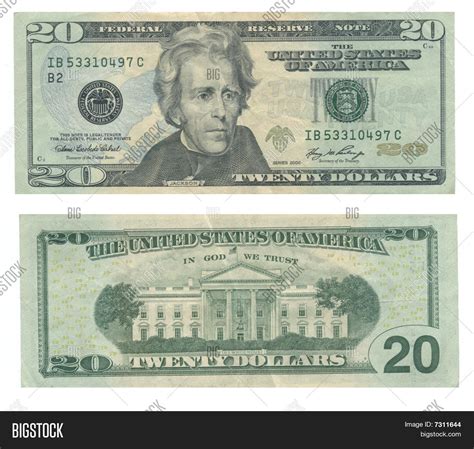 Printable 20 Dollar Bill Front And Back Actual Size Printable Templates