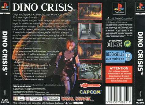 Dino Crisis Psx Cover