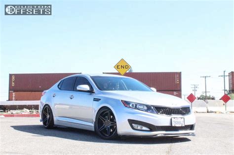 2013 Kia Optima Wheel Offset Tucked Coilovers 267299 Custom Offsets