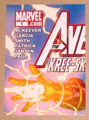avengers kree skrull war upper deck 2011 cover card c1 ex avengers