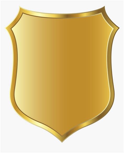 Badge Police Officer Template Clip Art Gold Police Badge Clipart Hd