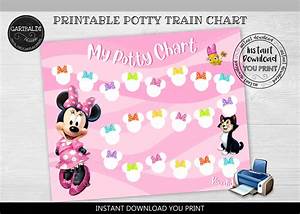 Minnie Mouse Potty Chart Minnie Mouse Potty Training Chart Reward Chart