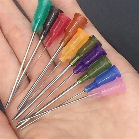 15” Lock Blunt End Needles Dispensing Syringe Needle Tips 14 25