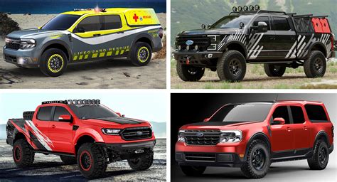 Ford Showcases Modified Mavericks Rangers And F Series Pickups For
