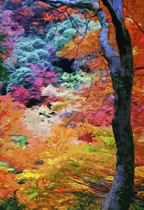 Magical Autumn Painting By Am Fineartprints Fine Art America
