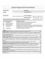 Pictures of Employee Review Wording